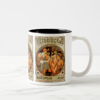 Taza Bicolor Heidsieck Y Co.