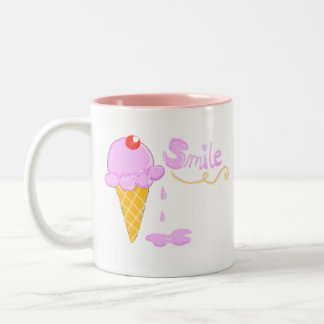 Taza Bicolor Helado de la sonrisa