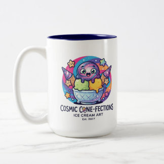 Taza Bicolor helado divertido