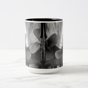 Taza Bicolor Hélices de Titanic