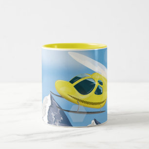 Taza Bicolor Helicóptero de Rescate