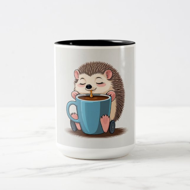 Taza Bicolor Hello Hedgehog Mug (Centro)
