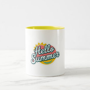 Taza Bicolor Hello Summer Mug