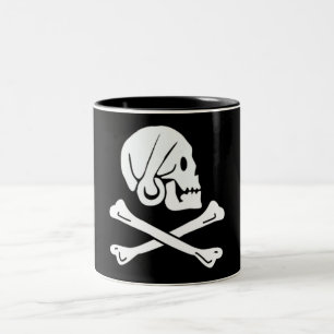 Taza Bicolor Henry cada bandera de pirata auténtica