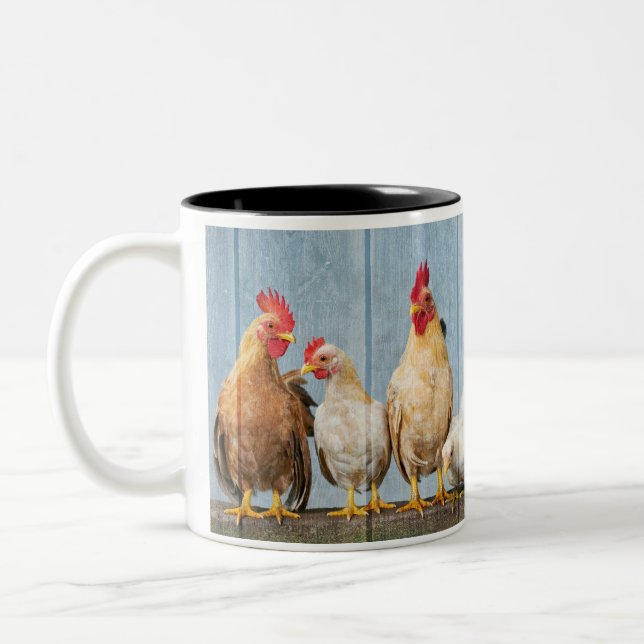 Taza Bicolor Hens y Chicles (Izquierda)