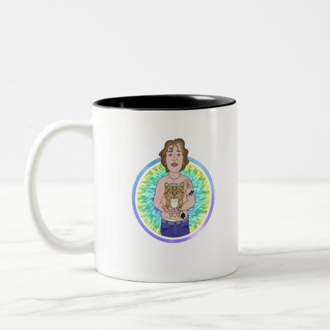 Taza Bicolor Hera y Vinnie (Izquierda)