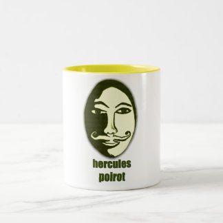 Taza Bicolor Hércules Poirot
