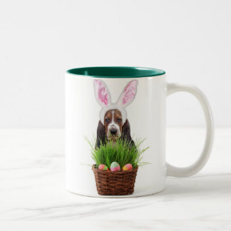 Taza Bicolor Herido de Basset de Pascua