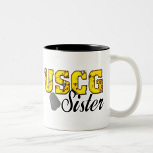 Taza Bicolor Hermana de USCG