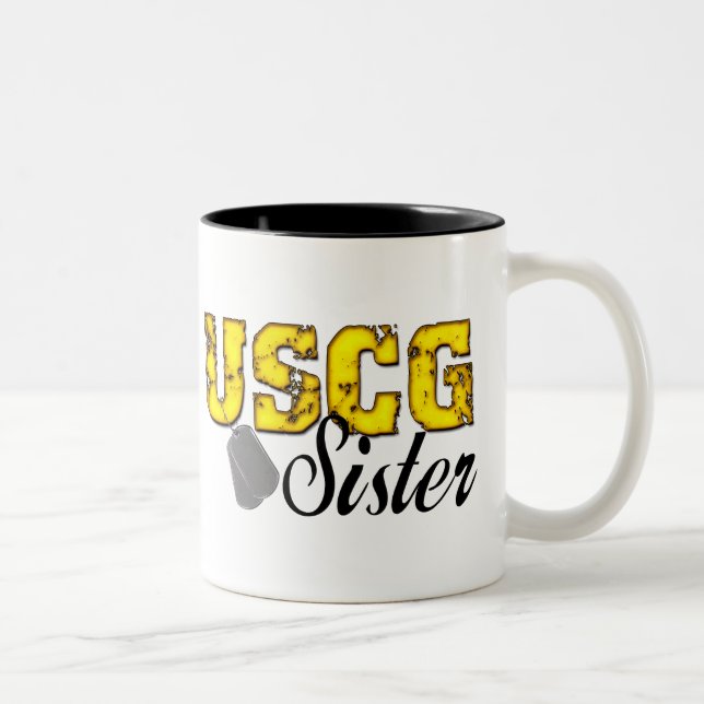 Taza Bicolor Hermana de USCG (Derecha)