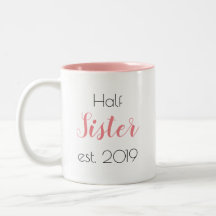 Hermana Media Bonita Personalizada Femenina