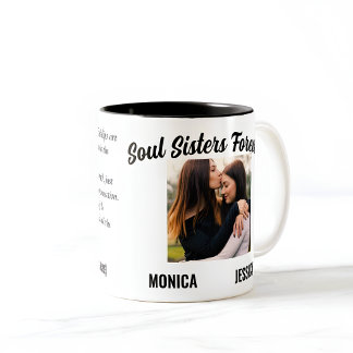 Taza Bicolor Hermanas del Alma para siempre