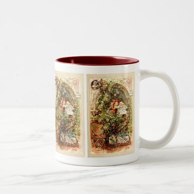 Taza Bicolor Hermann Vogel - bella durmiente (Derecha)