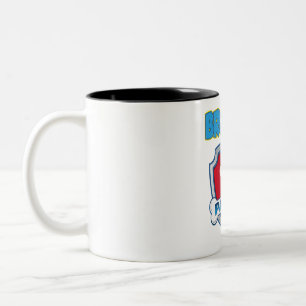 Taza Bicolor Hermano Patrol Shirt - Perro Mamá Papá Gracioso Re