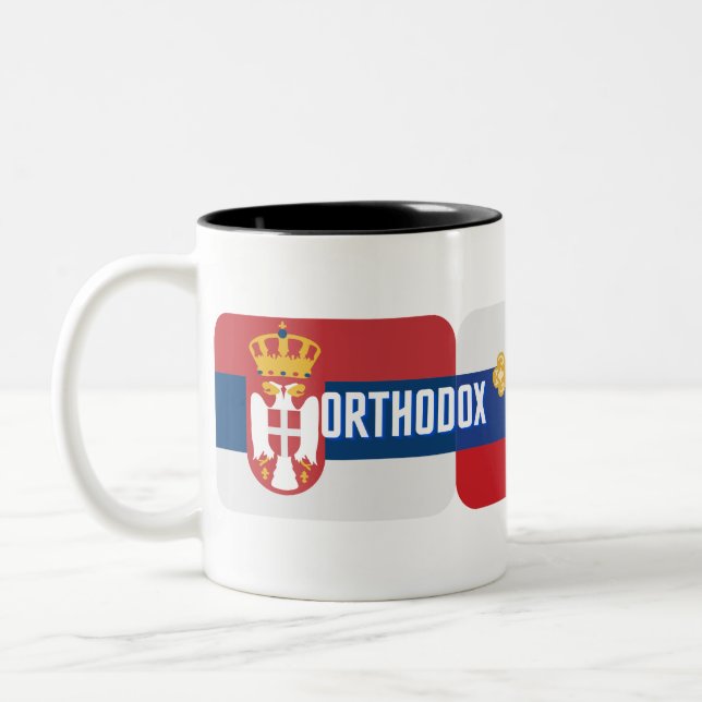 Taza Bicolor Hermanos ortodoxos (Izquierda)