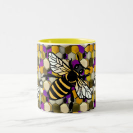 Taza Bicolor Hermosa Bee