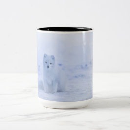 Taza Bicolor Hermosa Fox Ártica