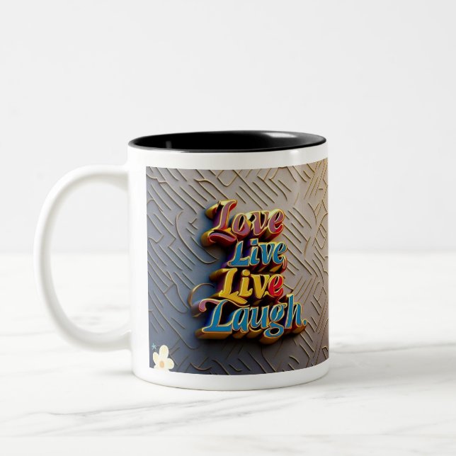 Taza Bicolor "Hermosa interior fuera" (Izquierda)