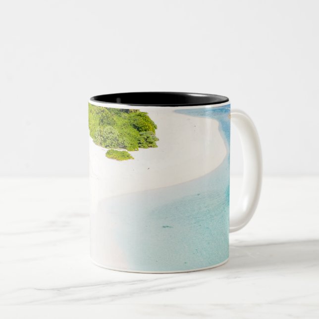 Taza Bicolor Hermosas criaturas oceánicas (Anverso derecho)
