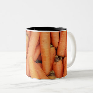 Taza Bicolor Hermosas Frutas Y Hortalizas