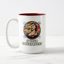 Taza Bicolor Hermosas mujeres fuertes tomando café