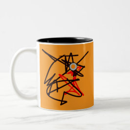 Taza Bicolor ¡Hermoso Abstracto Mug!