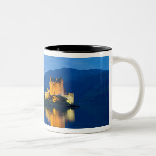 Taza Bicolor Hermoso castillo Eileen Donan en Dornie occidental