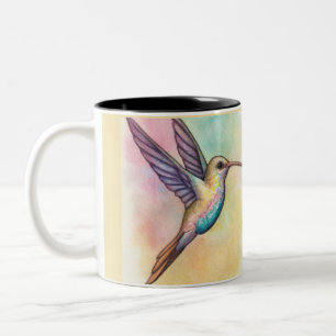 Taza Bicolor Hermoso colibrí
