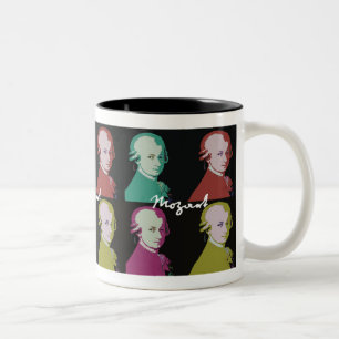 Taza Bicolor Hermoso Mozart Mug