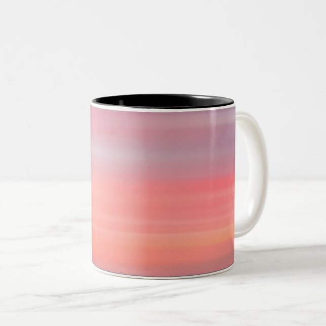 Taza Bicolor Hermoso paisaje marino (Anverso derecho)