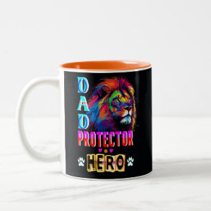 Taza Bicolor Héroe del protector de papá