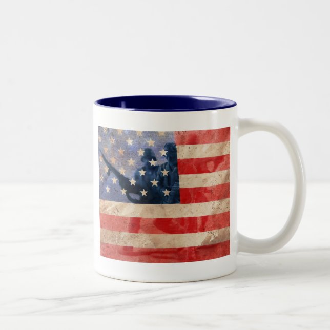 Taza Bicolor Héroes americanos (Derecha)