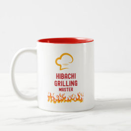 Taza Bicolor Hibachi Grill Master