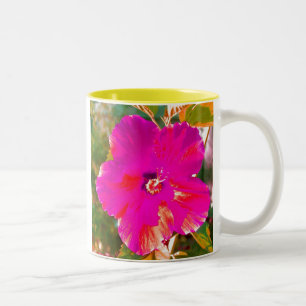 Taza Bicolor Hibisco