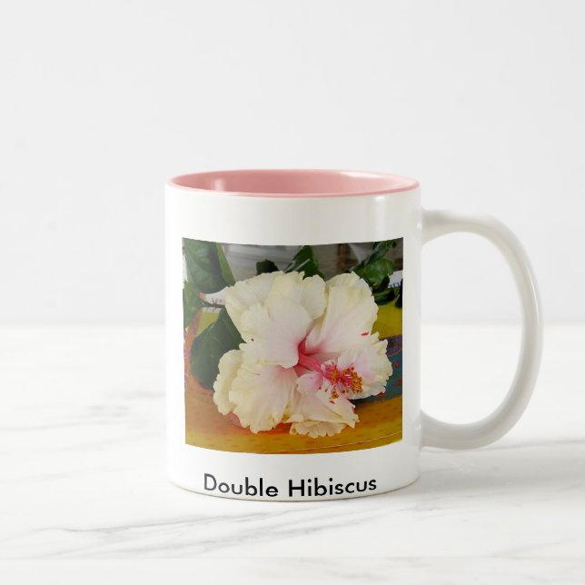 Taza Bicolor Hibisco doble (Derecha)