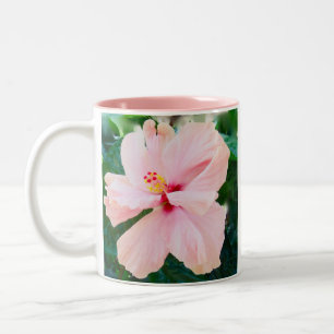 Taza Bicolor Hibisco rosado