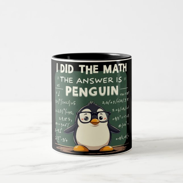 Taza Bicolor Hice matemáticas (Centro)