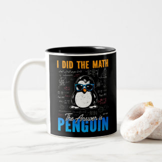 Taza Bicolor Hice matemáticas La respuesta es matemática divert