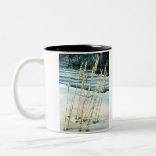 Taza Bicolor Hierba en la nieve