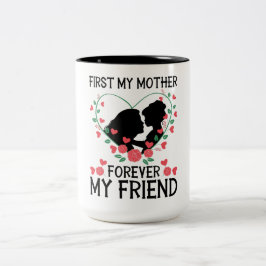 Taza Bicolor Hija besando a mamá – Primero mi madre