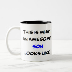 Taza Bicolor hijo, impresionante