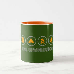 Taza Bicolor Hike Washington