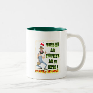 Taza Bicolor Hillbilly Festive a medida que llega