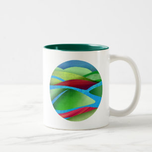 Taza Bicolor Hills On Ice
