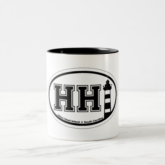 Taza Bicolor Hilton Head Island. (Centro)