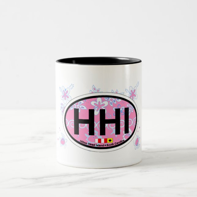 Taza Bicolor Hilton Head Island. (Centro)