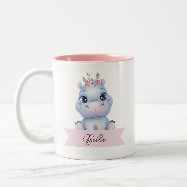 Taza Bicolor Hipo lindo personalizado (Izquierda)