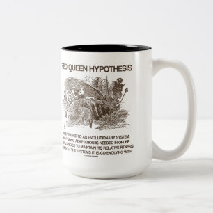 Taza Bicolor Hipótesis roja de la reina (país de las maravill
