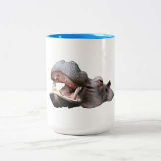Taza Bicolor Hippopotamus Two-Tone Mug