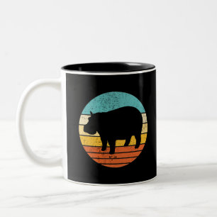 Taza Bicolor Hippopótomas Retro Sun